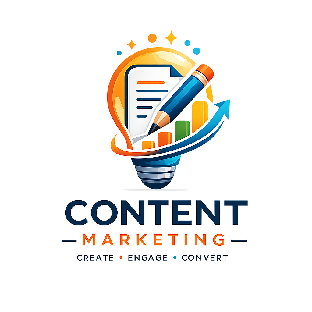 Content Marketing Logo – Creative Digital Marketing & SEO Brand Identity